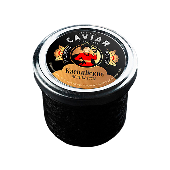 Икра чёрная осетровых рыб «Royal» забойная 100 гр.