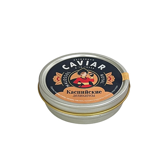 Икра зернистая осетровых рыб Royal DJ «Каспийские деликатесы» 125 гр. 