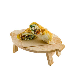 Стромболи с курицей и грибами (тар-тар)