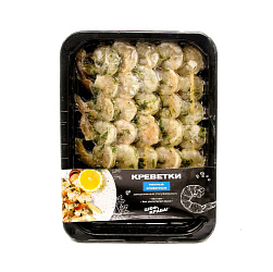 Креветки для жарки "Нежные" сливочные 0.250 гр