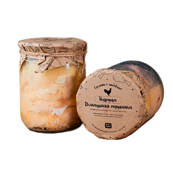 Тушенка домашняя куриная 500 гр.
