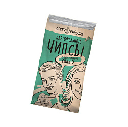 Чипсы из натур. картофеля "Larry and Friends" с Натуральной солью 90гр