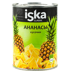 Ананасы «Iska» кусочки 580 мл.Таиланд